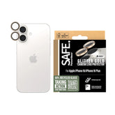 PanzerGlass® SAFE95894, Camera Lens Protector Glitter Gold iPhone 16 | 16 Plus